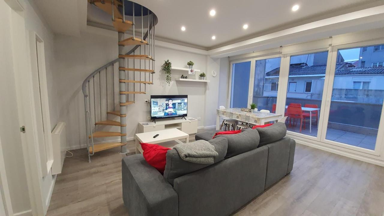 Fantástico Dúplex de 3 habitaciones, cerca de todo, para disfrutar de la ciudad La Coruña Esterno foto