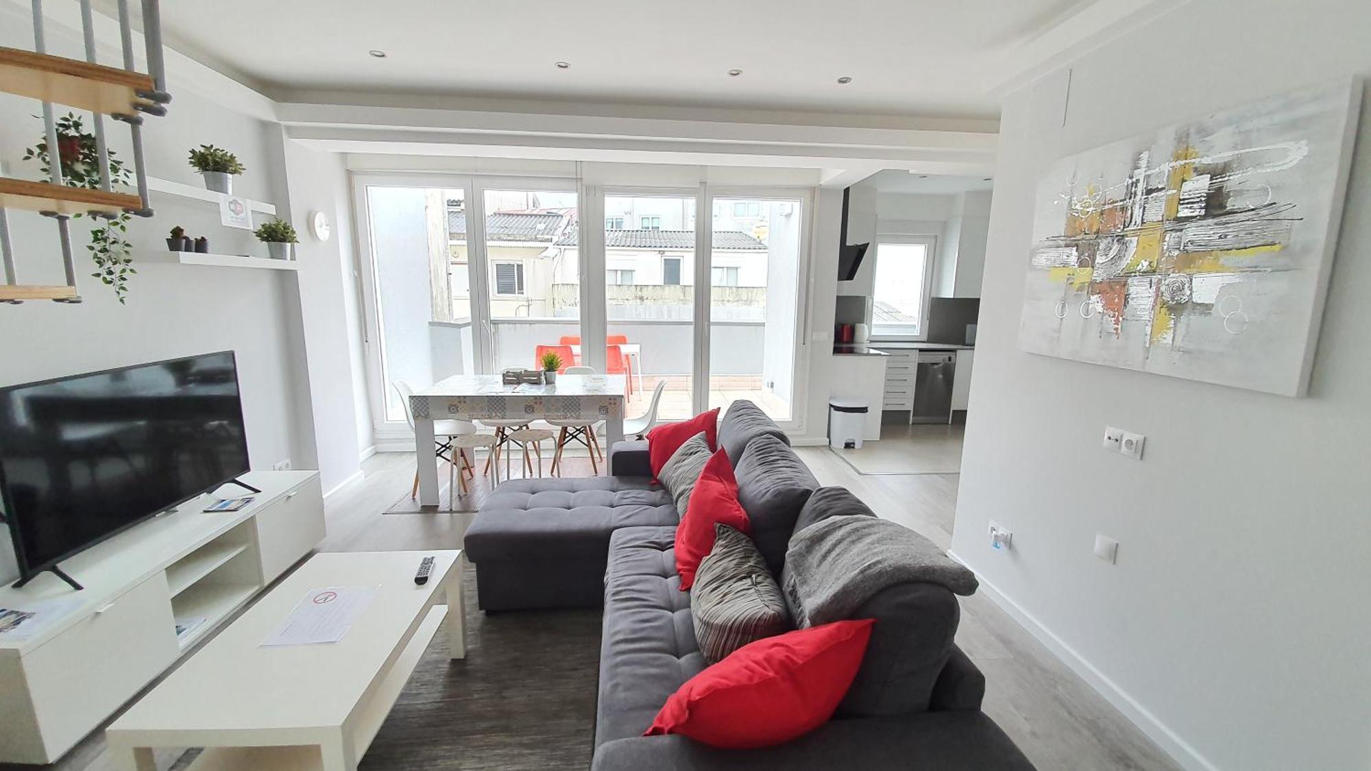 Fantástico Dúplex de 3 habitaciones, cerca de todo, para disfrutar de la ciudad La Coruña Esterno foto
