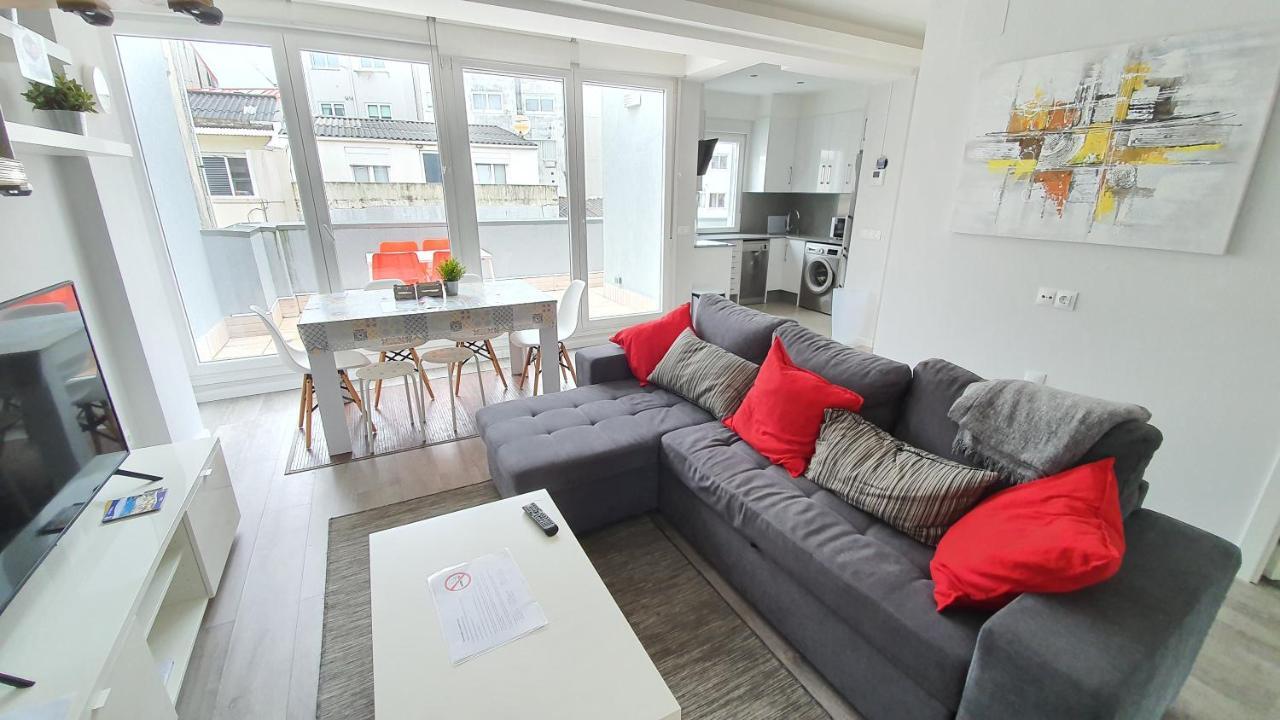 Fantástico Dúplex de 3 habitaciones, cerca de todo, para disfrutar de la ciudad La Coruña Esterno foto